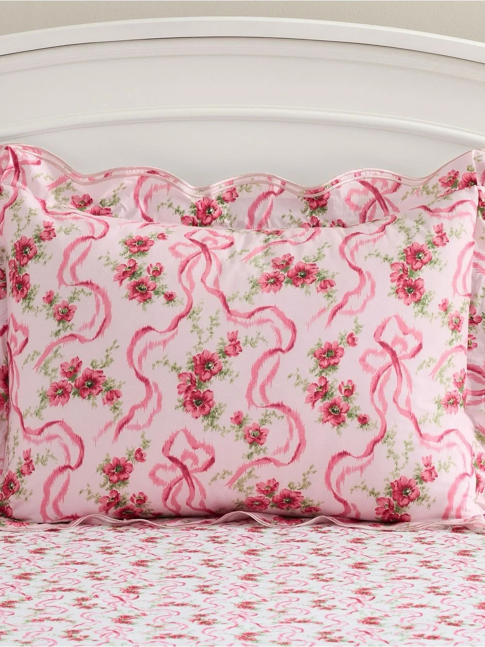 NWT LoveShackFancy Full/Queen Duvet Fete De Leau and Sham SET